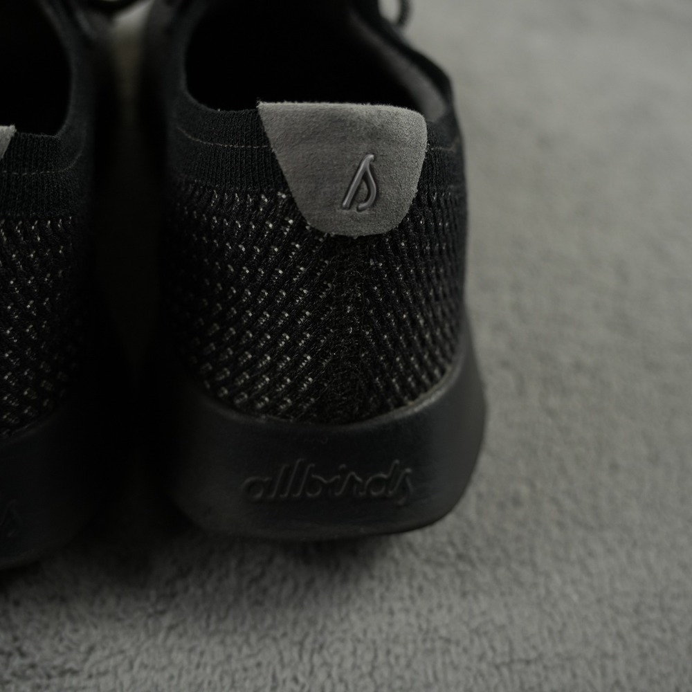 Allbirds Wool Runners Womens 10 Black Charcoal Sustainable Running Shoes - Picture 7 of 9